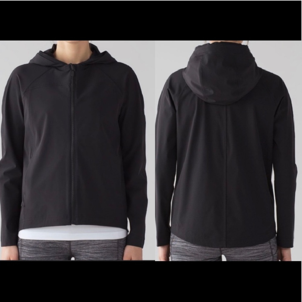 lululemon camo black Lightweight Hooded Jacket